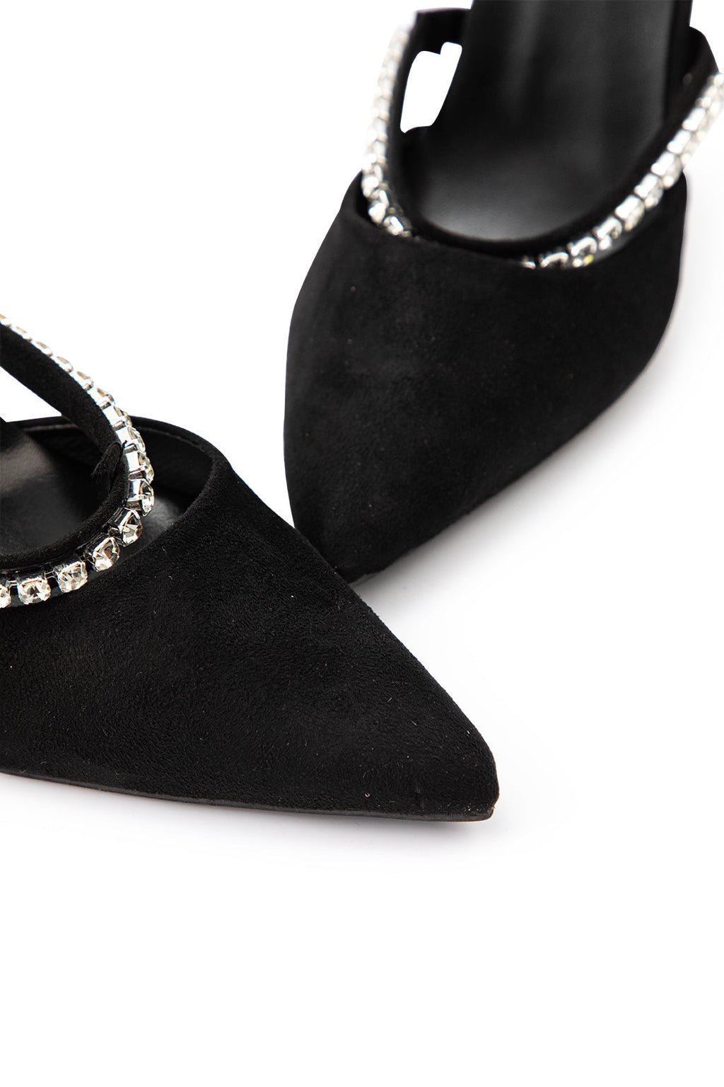 Noa | Sandalias de Terciopelo con Strass