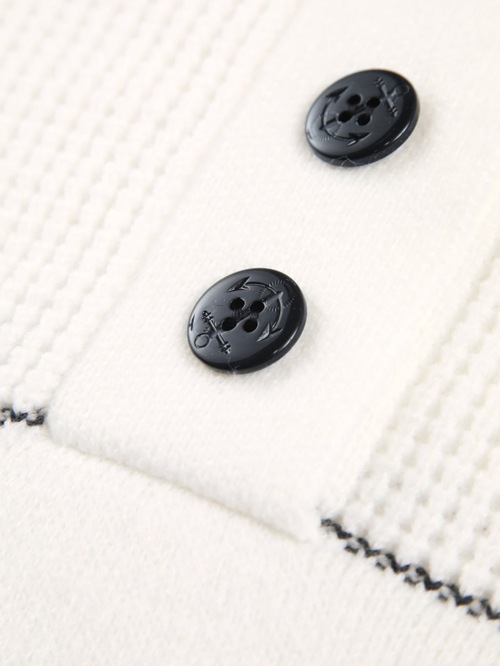 Blanca | Jersey con Botones y Cuello Abierto