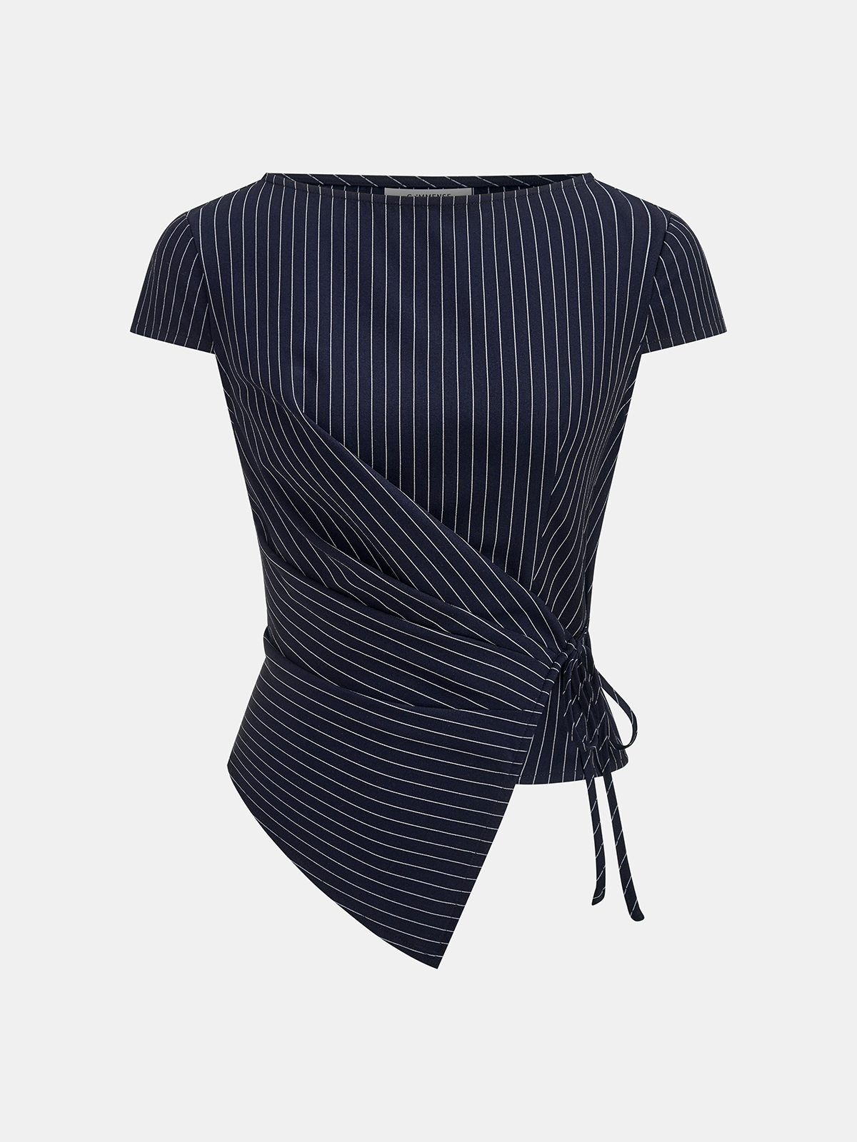 Mara | Conjunto de Top Anudado y Pantalón de Rayas