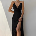Vestido Elegante con abertura Victoria