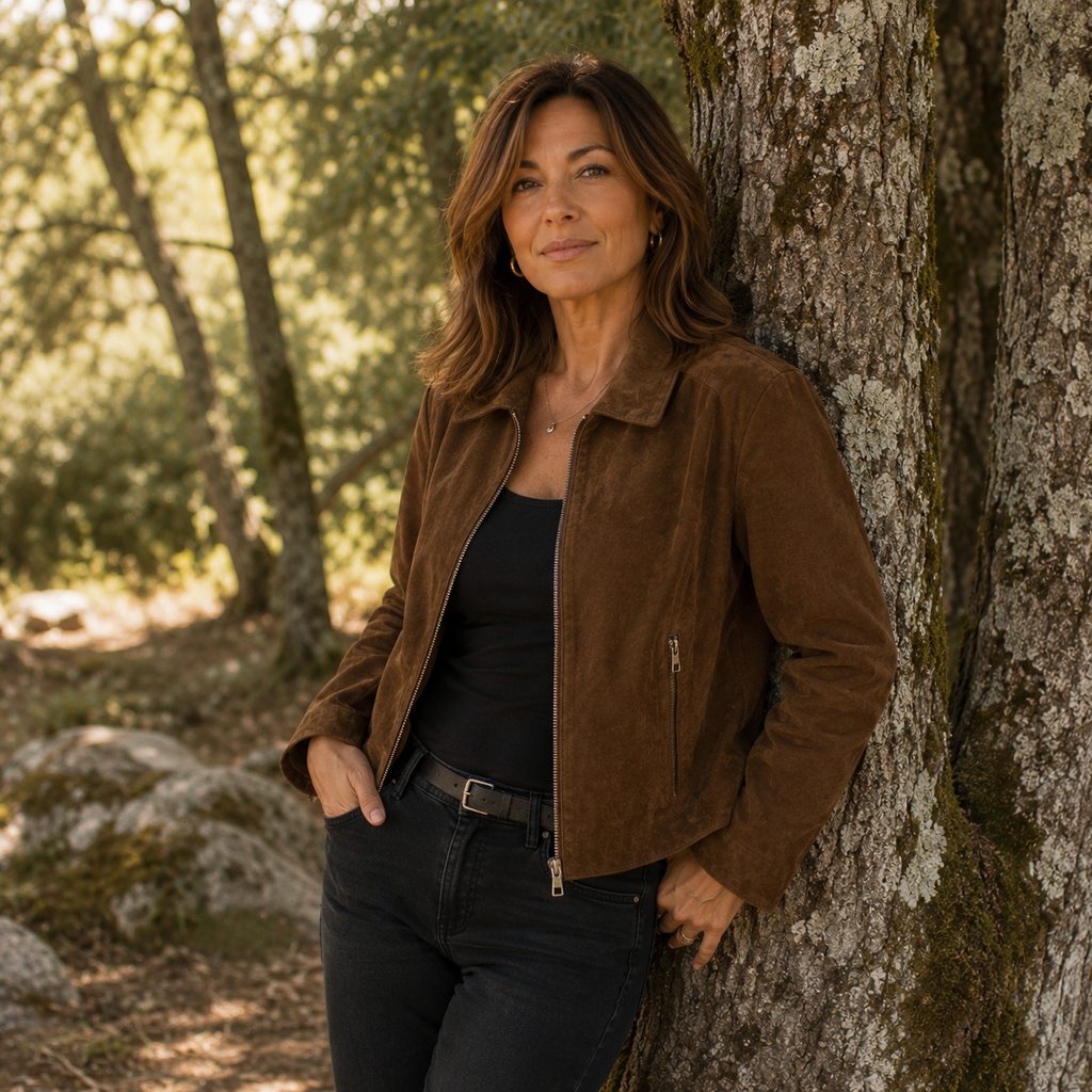 Dakota | Chaqueta Efecto Ante