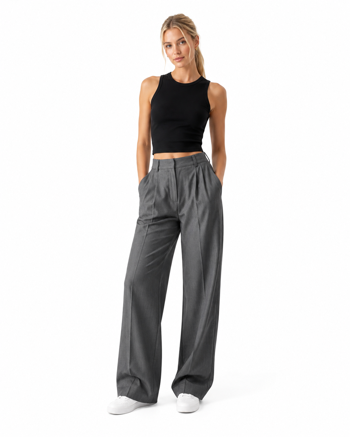 Margarita | Pantalón Recto de Pierna Ancha