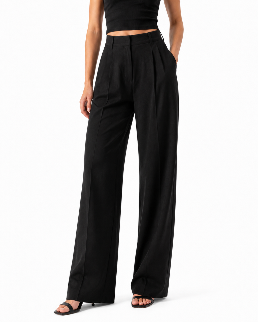 Margarita | Pantalón Recto de Pierna Ancha
