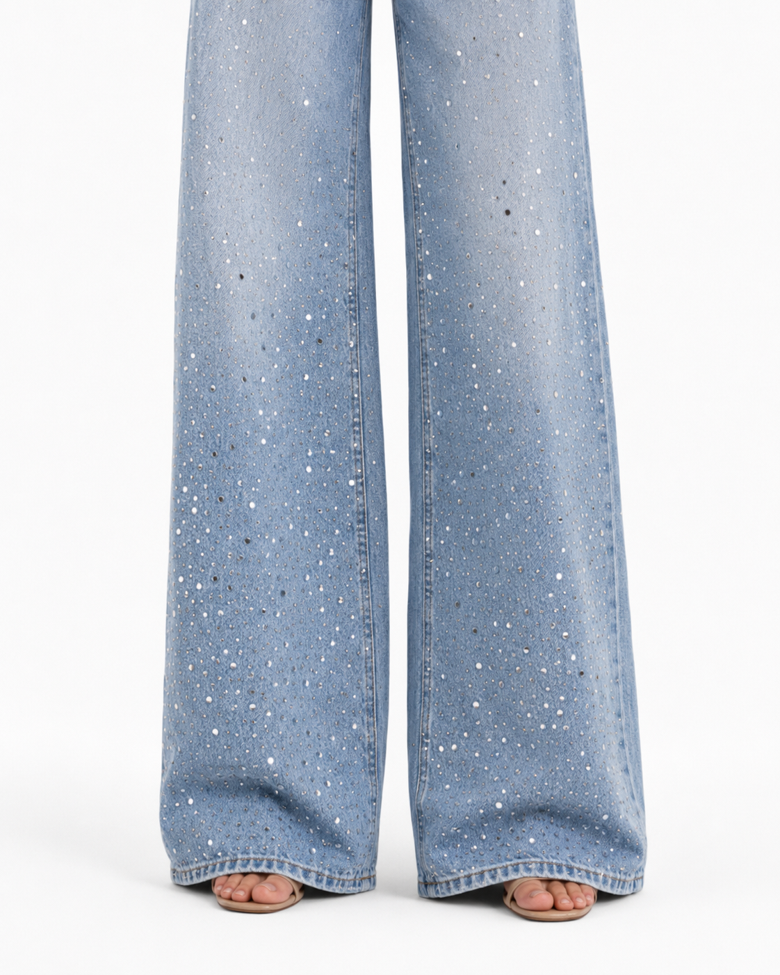 Marlen | Vaquero Recto con Strass
