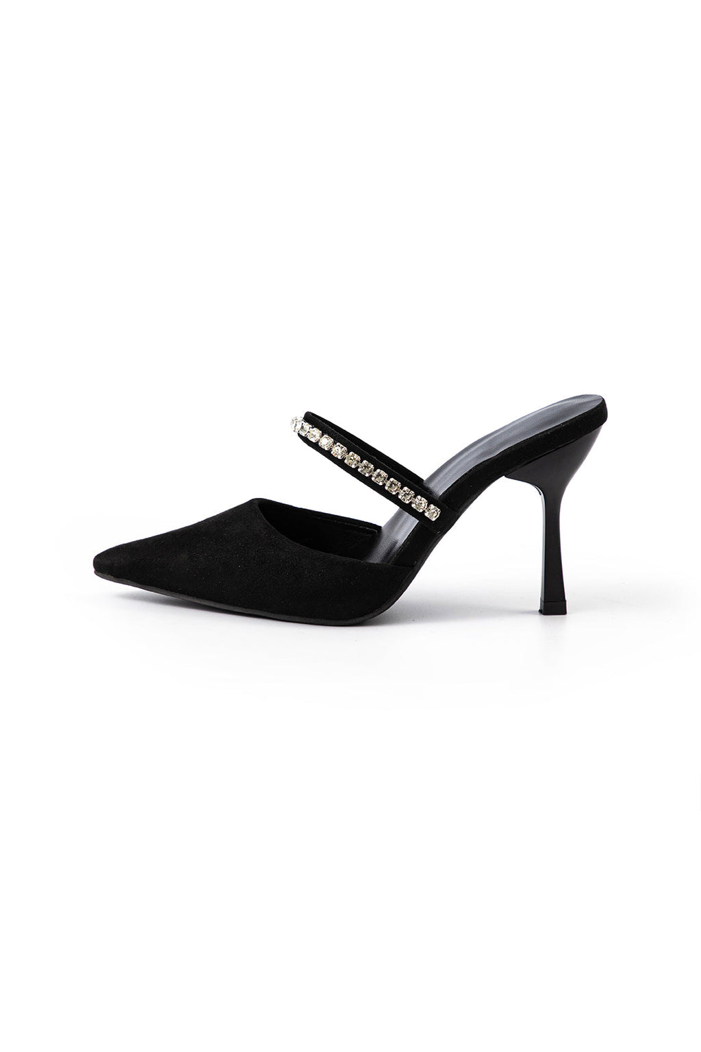 Noa | Sandalias de Terciopelo con Strass