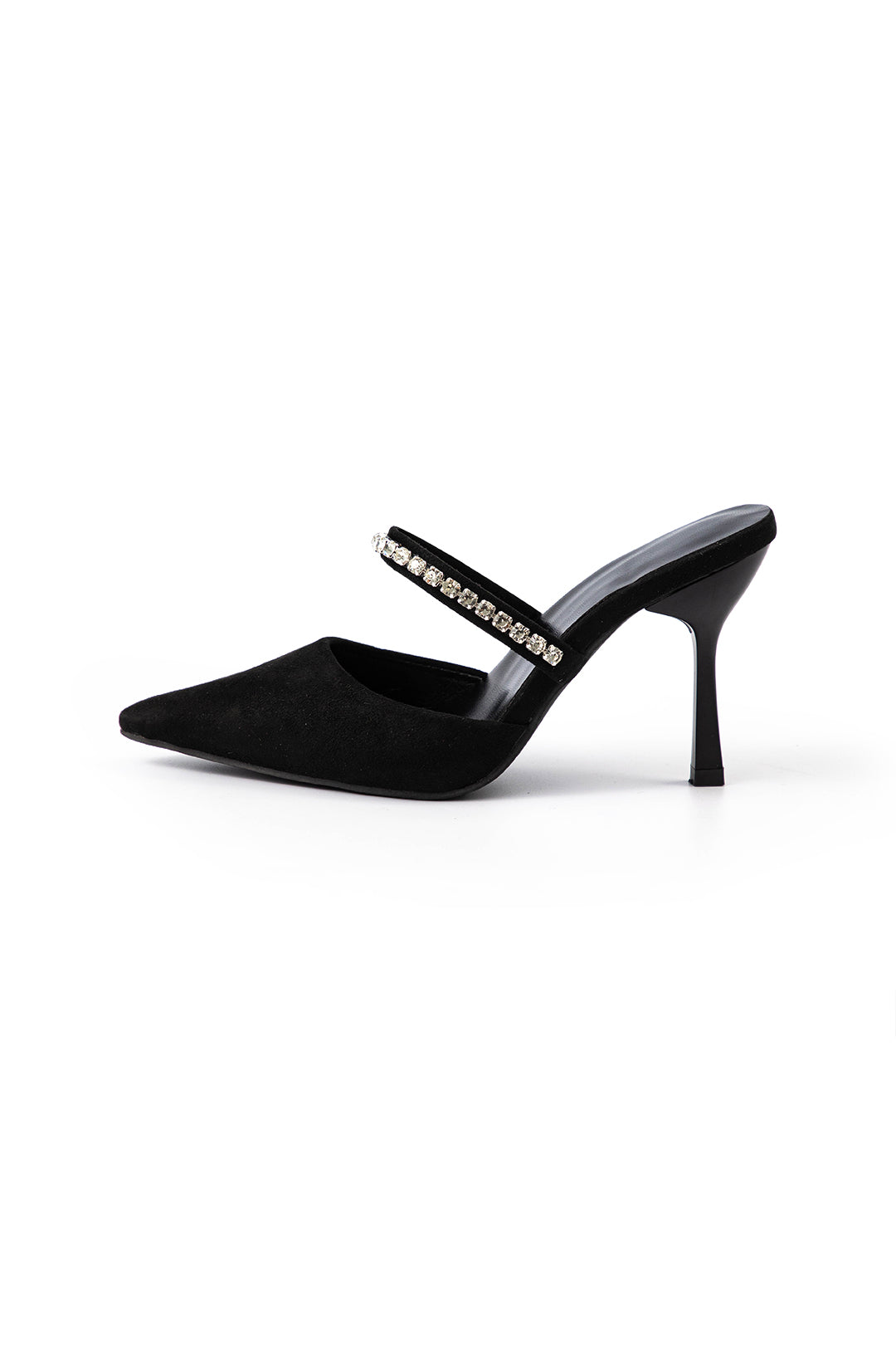 Noa | Sandalias de Terciopelo con Strass