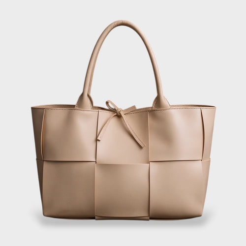 Agustina | Bolso Tote Trenzado con Lazo