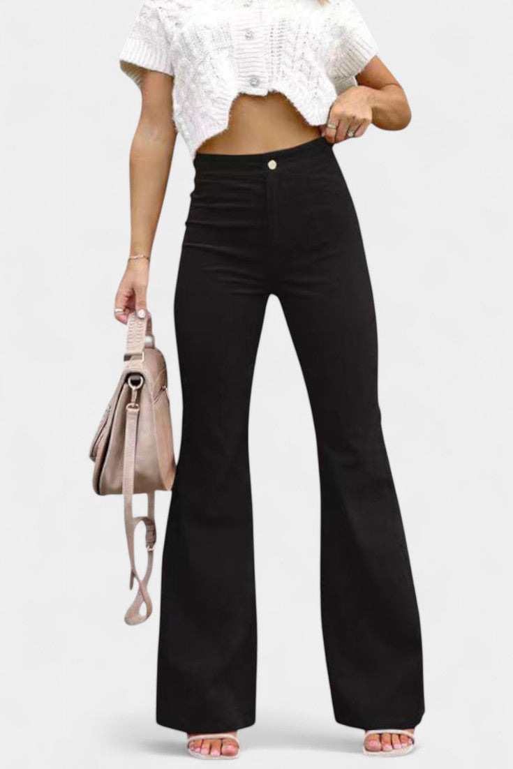 Kira | Pantalón Ancho de Terciopelo