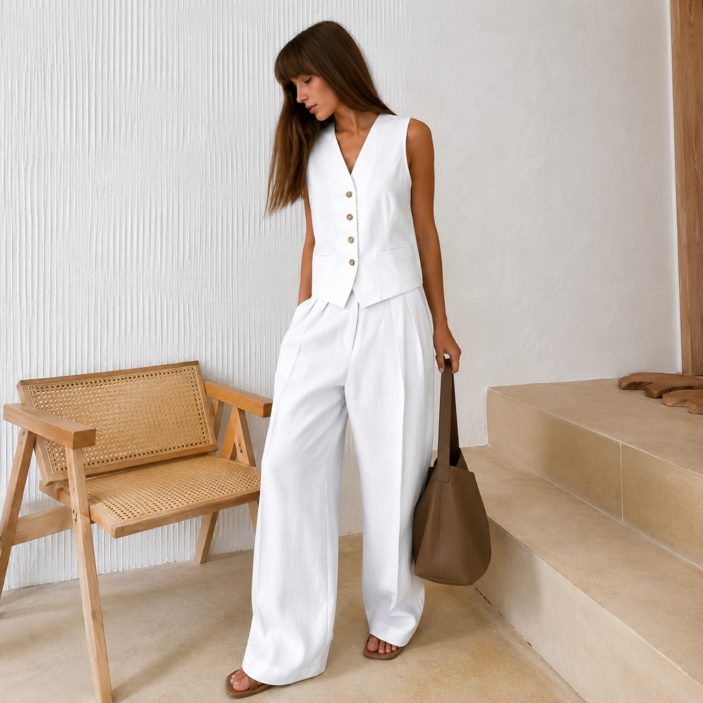 Elsa | Conjunto de Chaleco y Pantalón