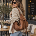 Tessa | Bolso Efecto Ante con Flecos