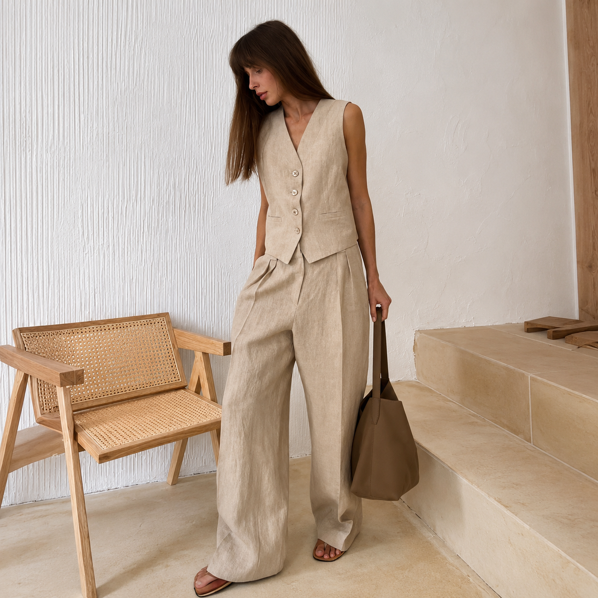 Elsa | Conjunto de Chaleco y Pantalón