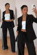 Nadia | Conjunto de Blazer y Pantalón Palazzo