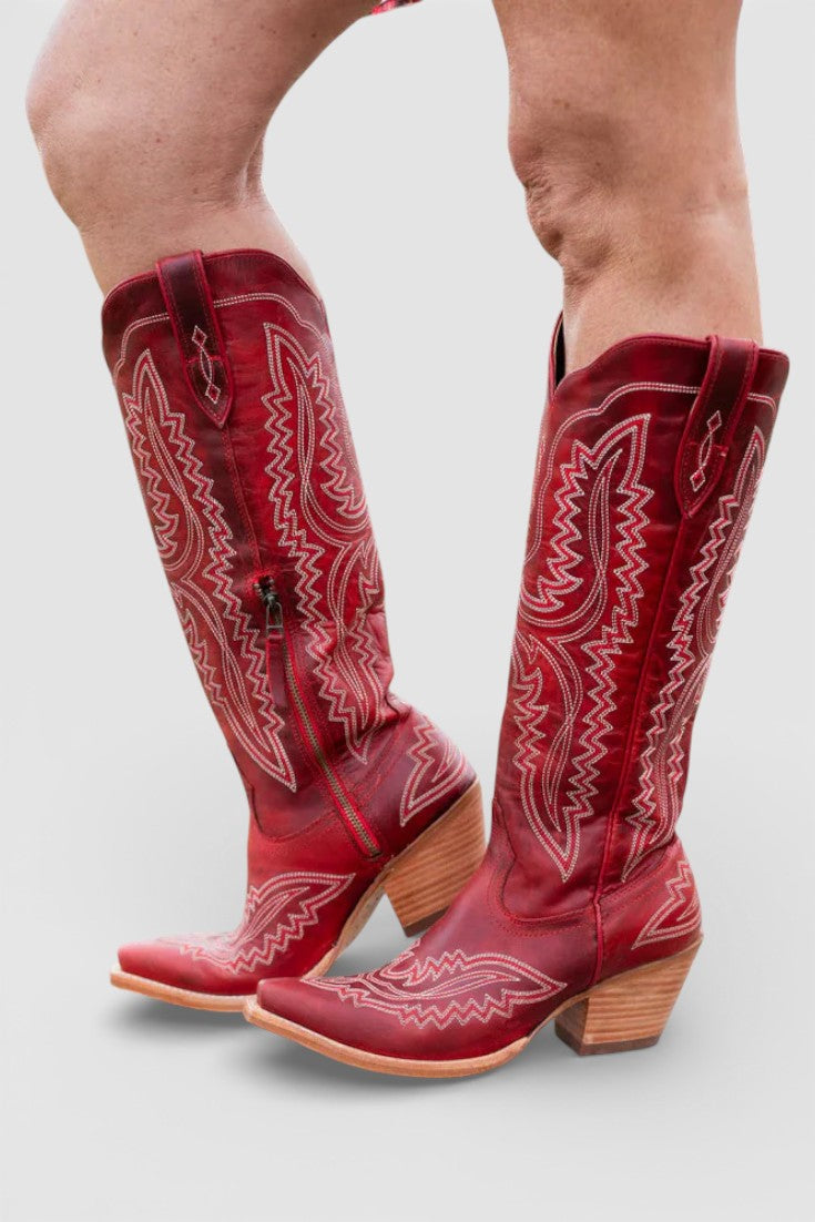Zoe | Botas Western Bordadas