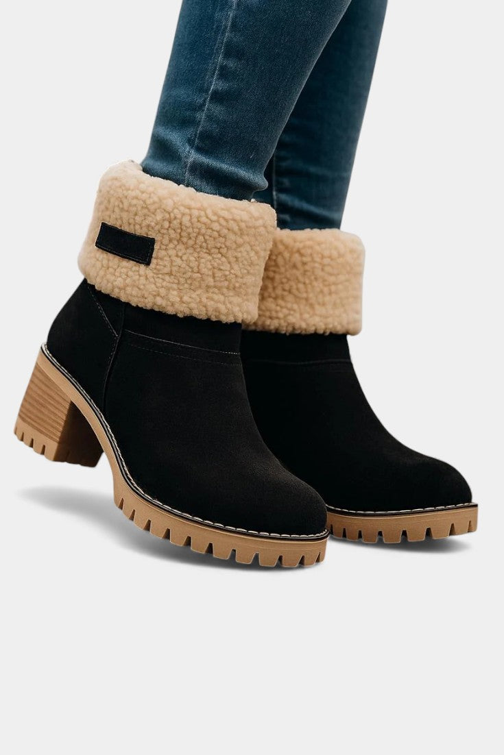 Luz | Botines con Pelo Sintético