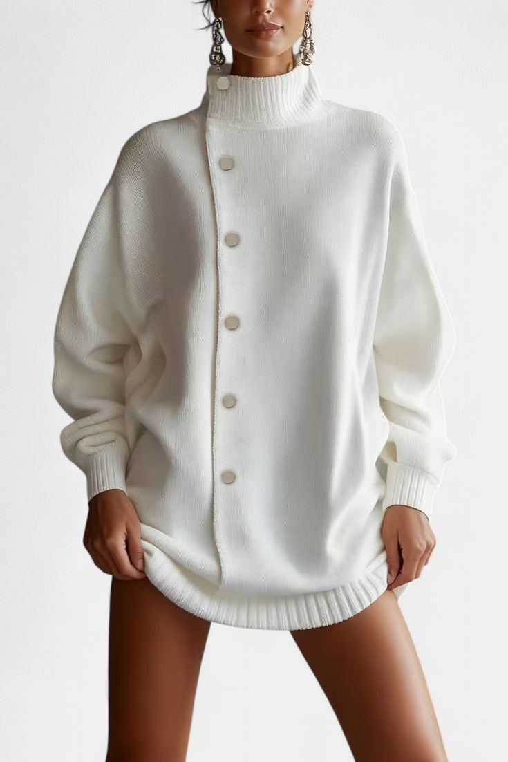 Henar | Jersey Amplio de Cuello Alto
