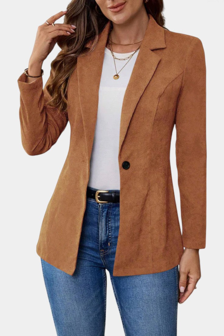 Renata | Blazer Larga de Un Botón