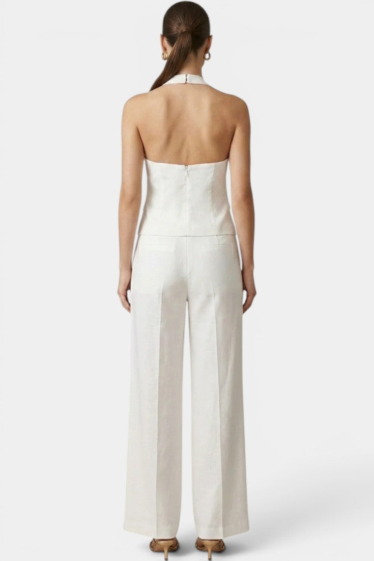 Ana | Traje de Chaleco Halter y Pantalón Ancho