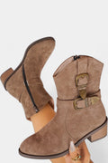 Mesa | Botas Western de Ante con Hebillas