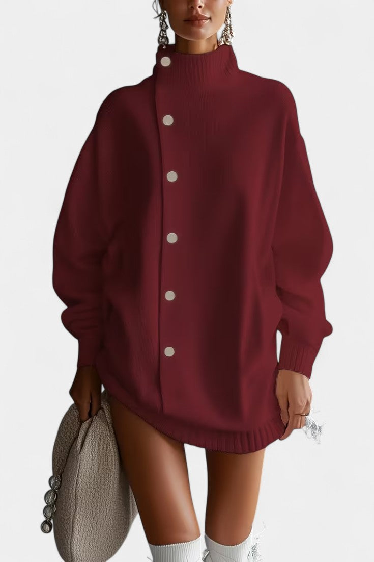 Henar | Jersey Amplio de Cuello Alto