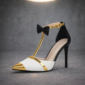 Ivana | Stilettos con Lazo y Pulsera al Tobillo