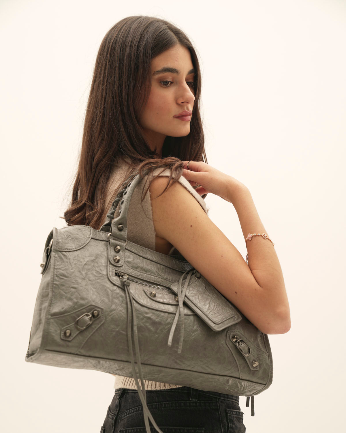 Iris | Bolso Shopper Gris Oscuro