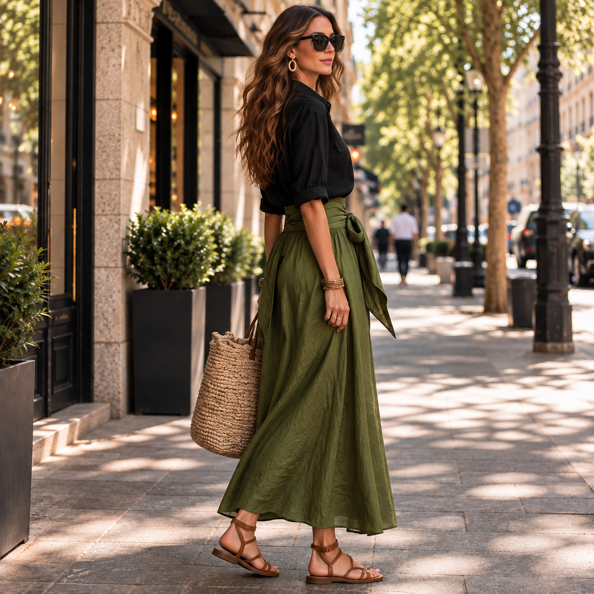 Sicilia | Conjunto de Blusa y Falda Larga