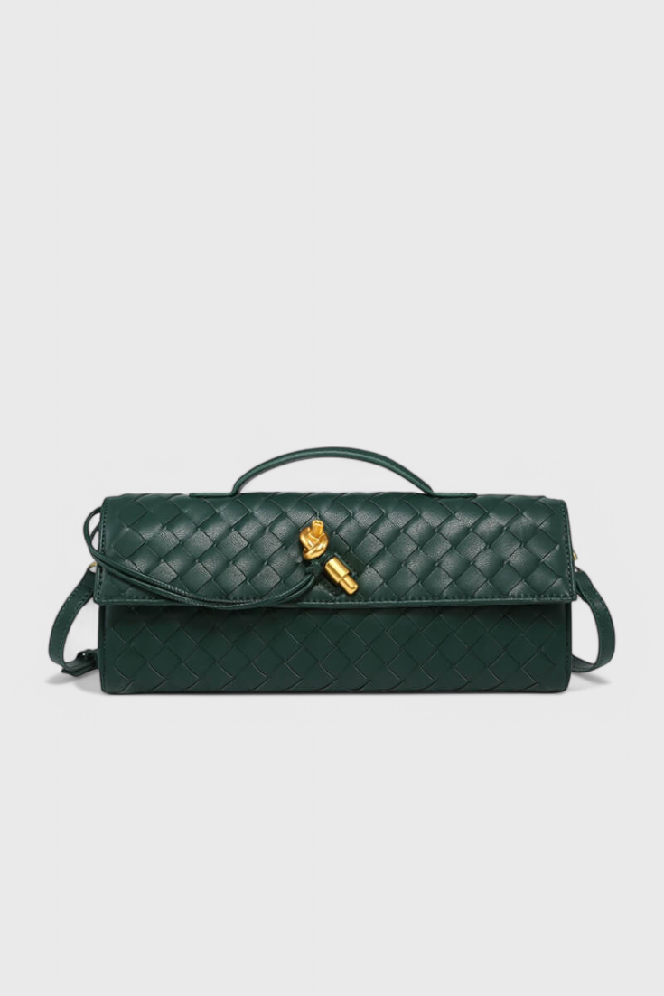 Melania | Bolso Clutch con Nudo Dorado
