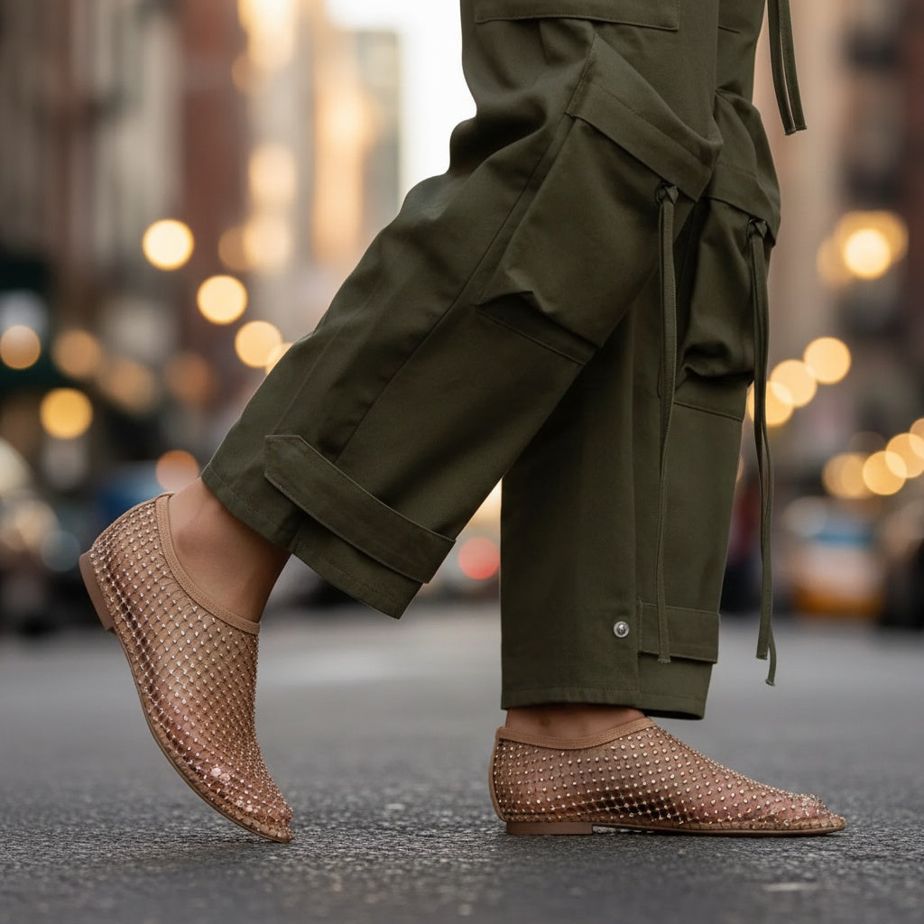 Paloma | Bailarinas de Malla con Strass