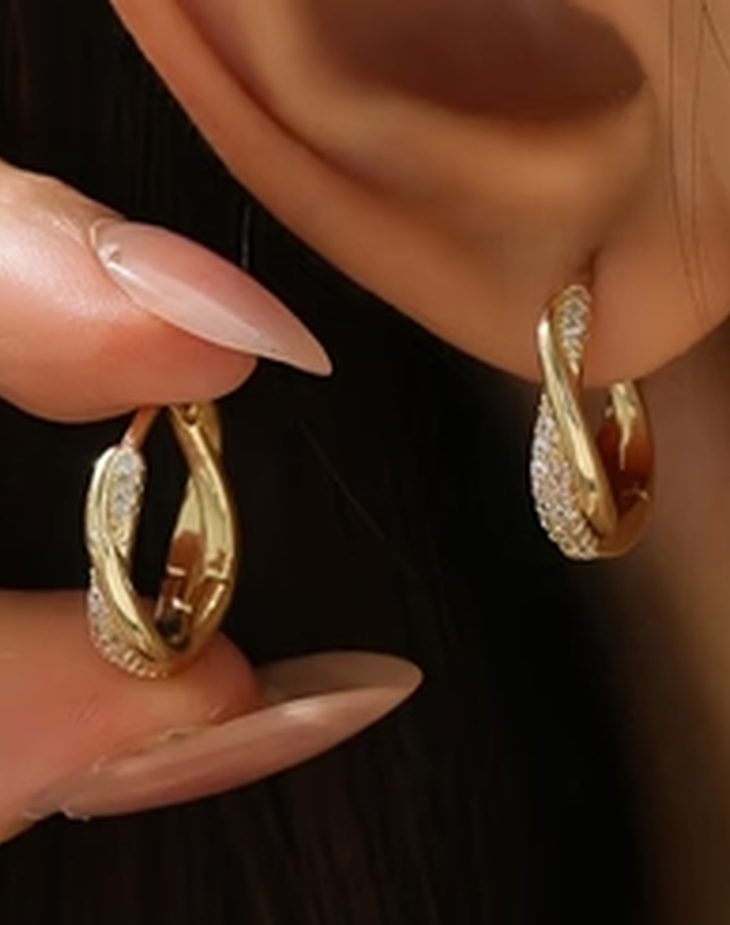 Aros Nudo de Circonitas