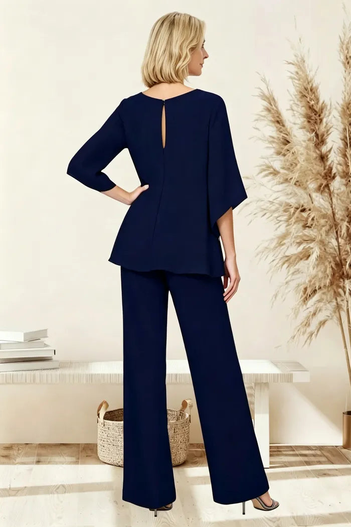 Matilde | Conjunto de Pantalón de Gasa para Madrina