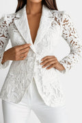 Corina | Blazer de Encaje Entallada