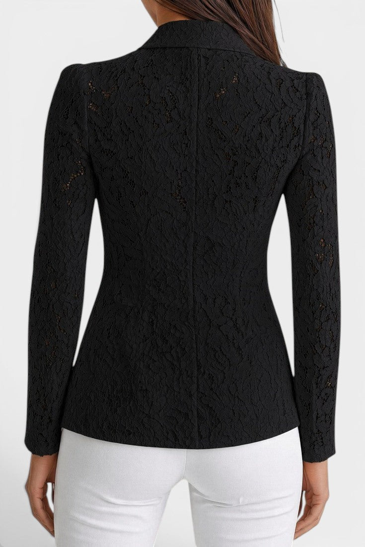 Corina | Blazer de Encaje Entallada