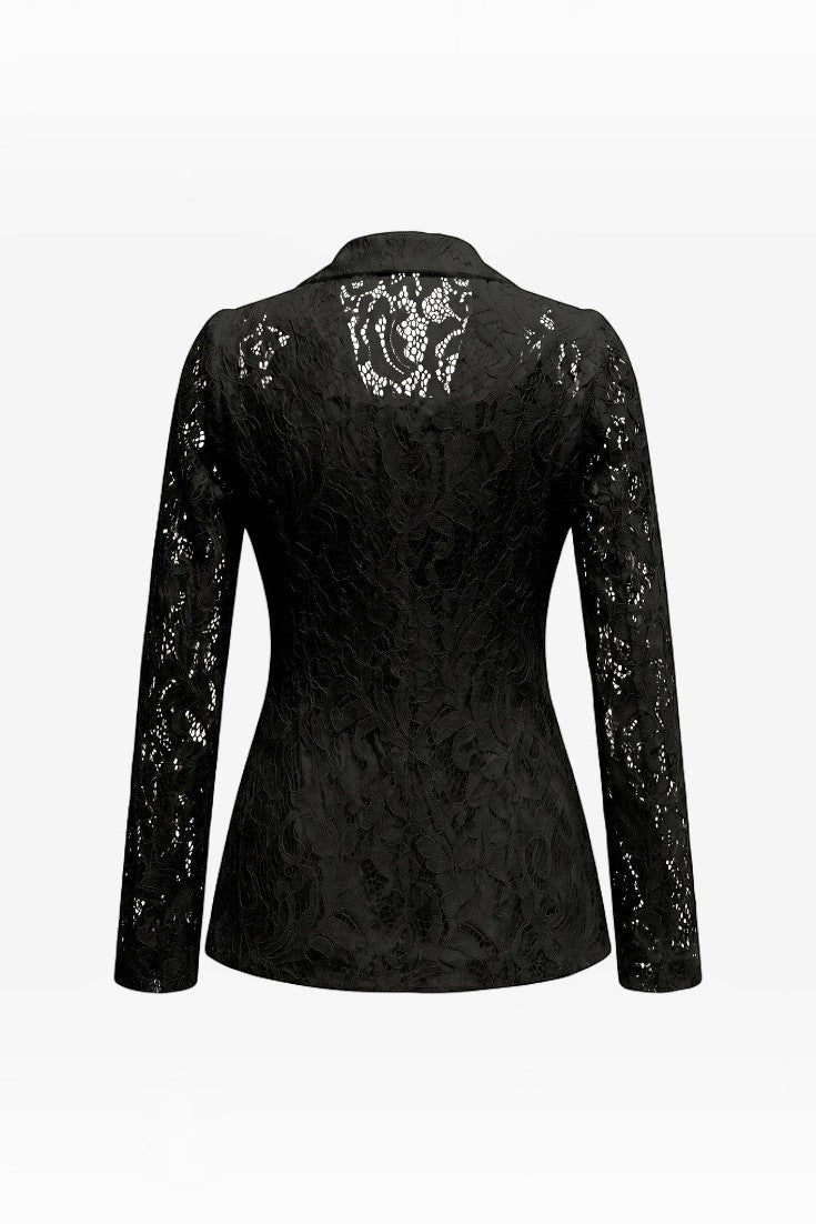 Corina | Blazer de Encaje Entallada