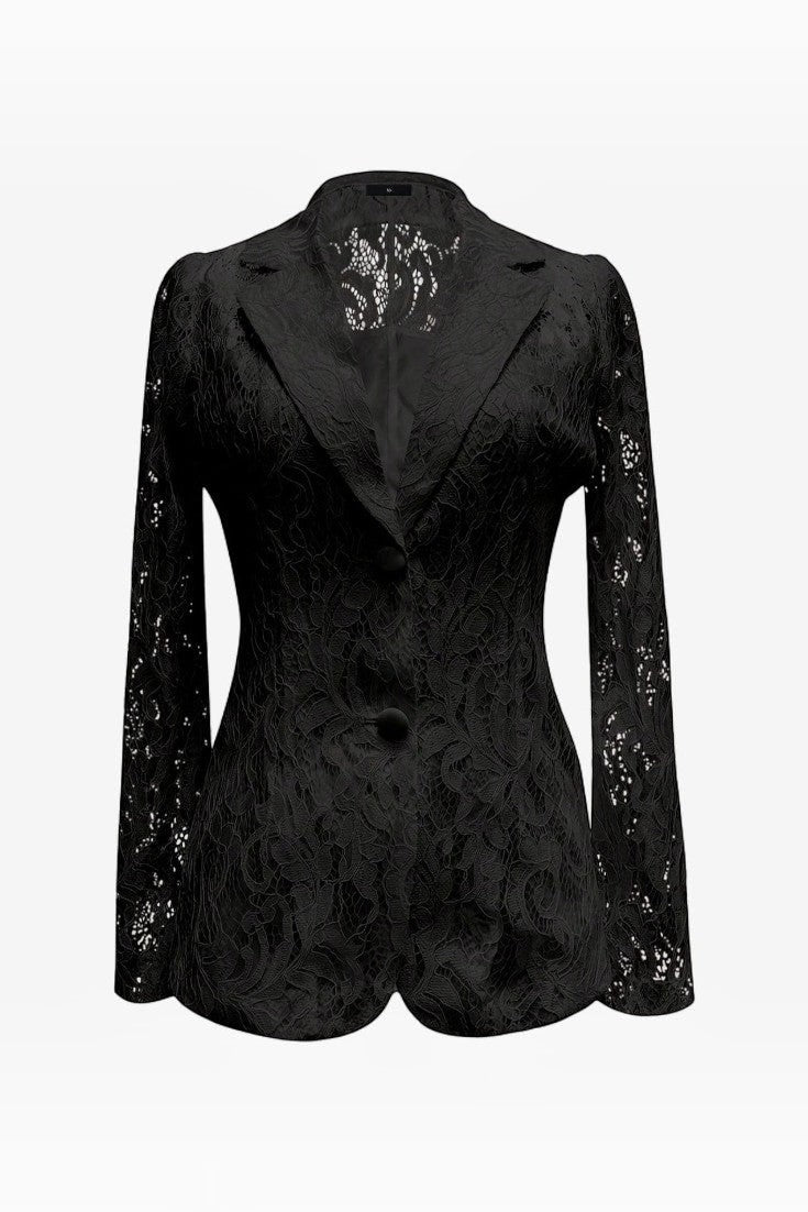 Corina | Blazer de Encaje Entallada