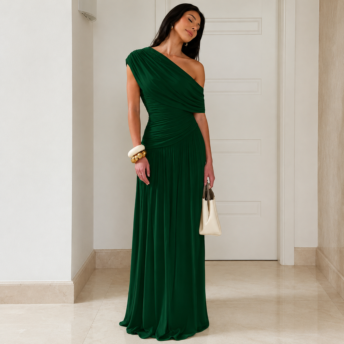 Venecia | Vestido Largo Asimétrico